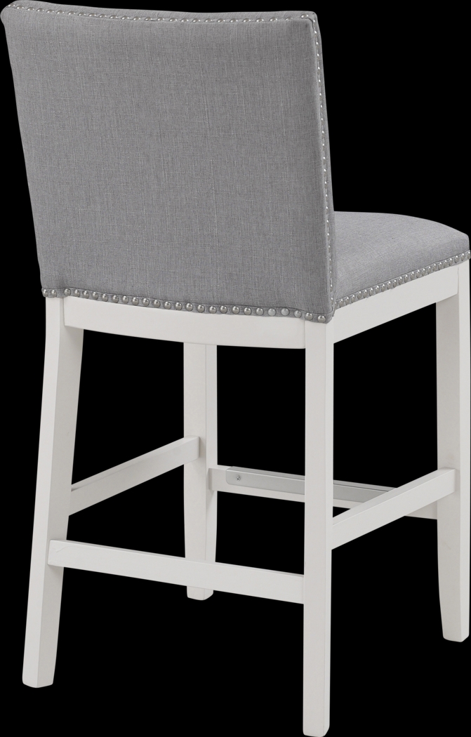 Kyna Light Gray Counter Stool - Thumbnail - Image 4