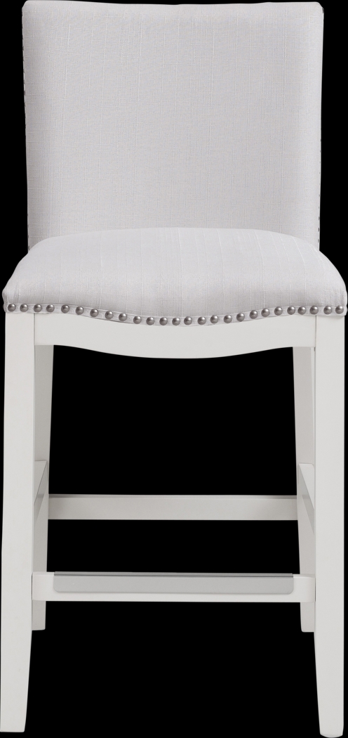 Kyna White Counter Stool - Thumbnail - Image 3