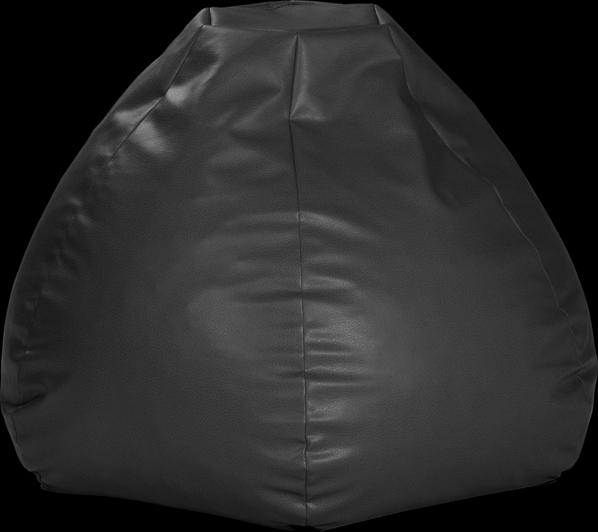 Prasia Black Bean Bag Chair - Thumbnail - Image 1