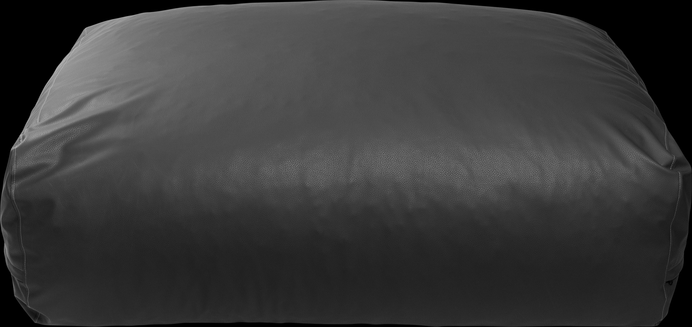 Prasia Black Large Bean Bag Chair - Thumbnail - Image 1