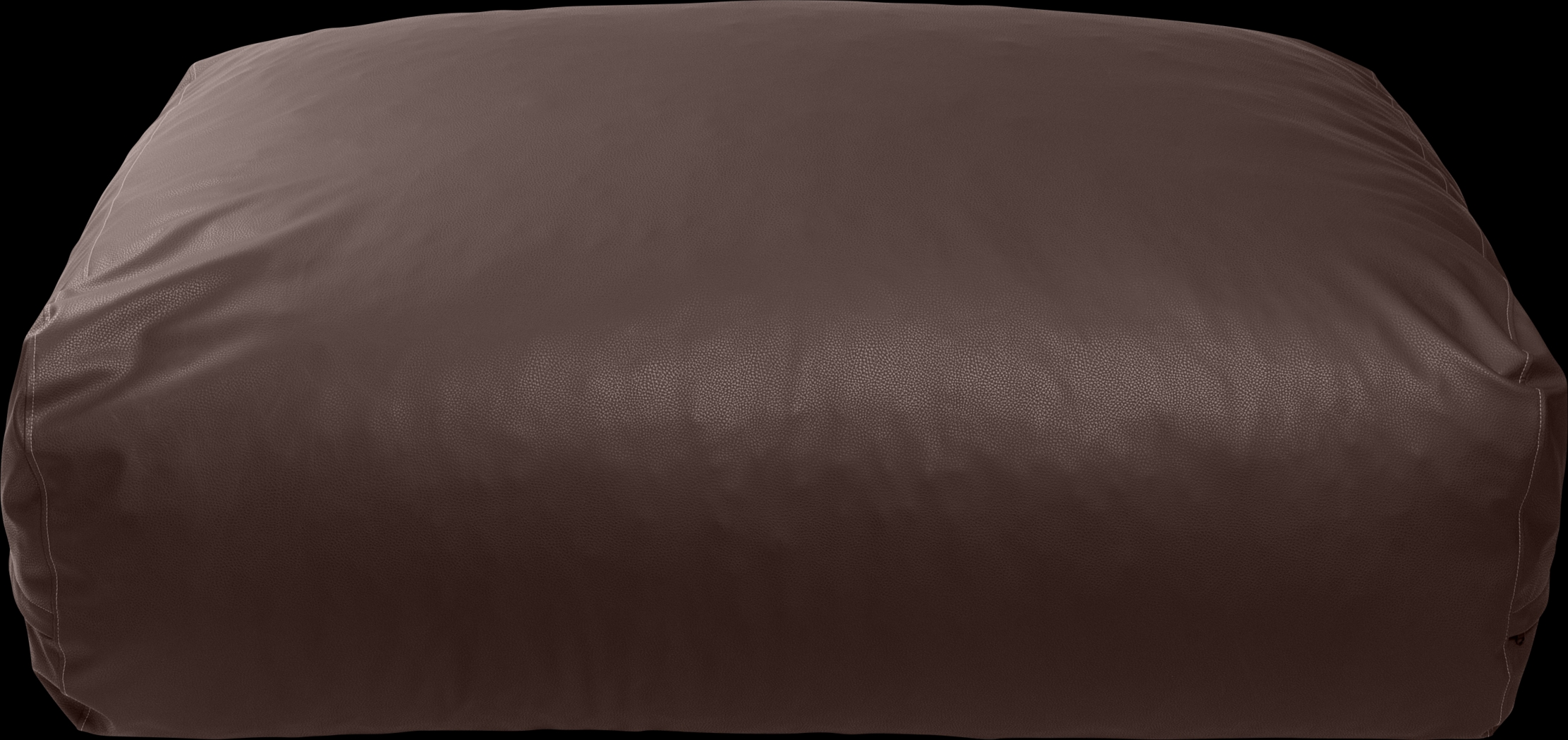 Prasia Brown Large Bean Bag Chair - Thumbnail - Image 1