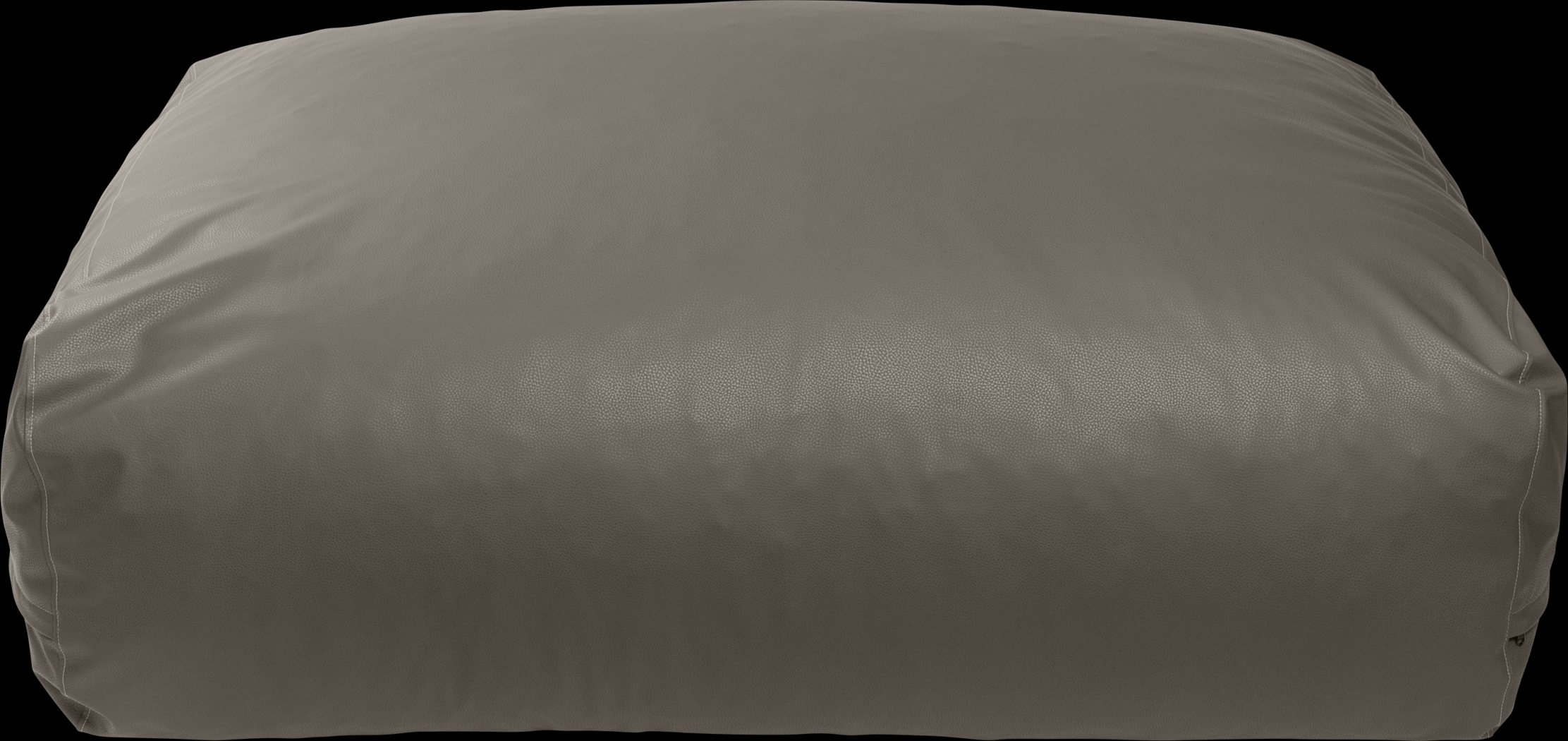 Prasia Gray Large Bean Bag Chair - Thumbnail - Image 1