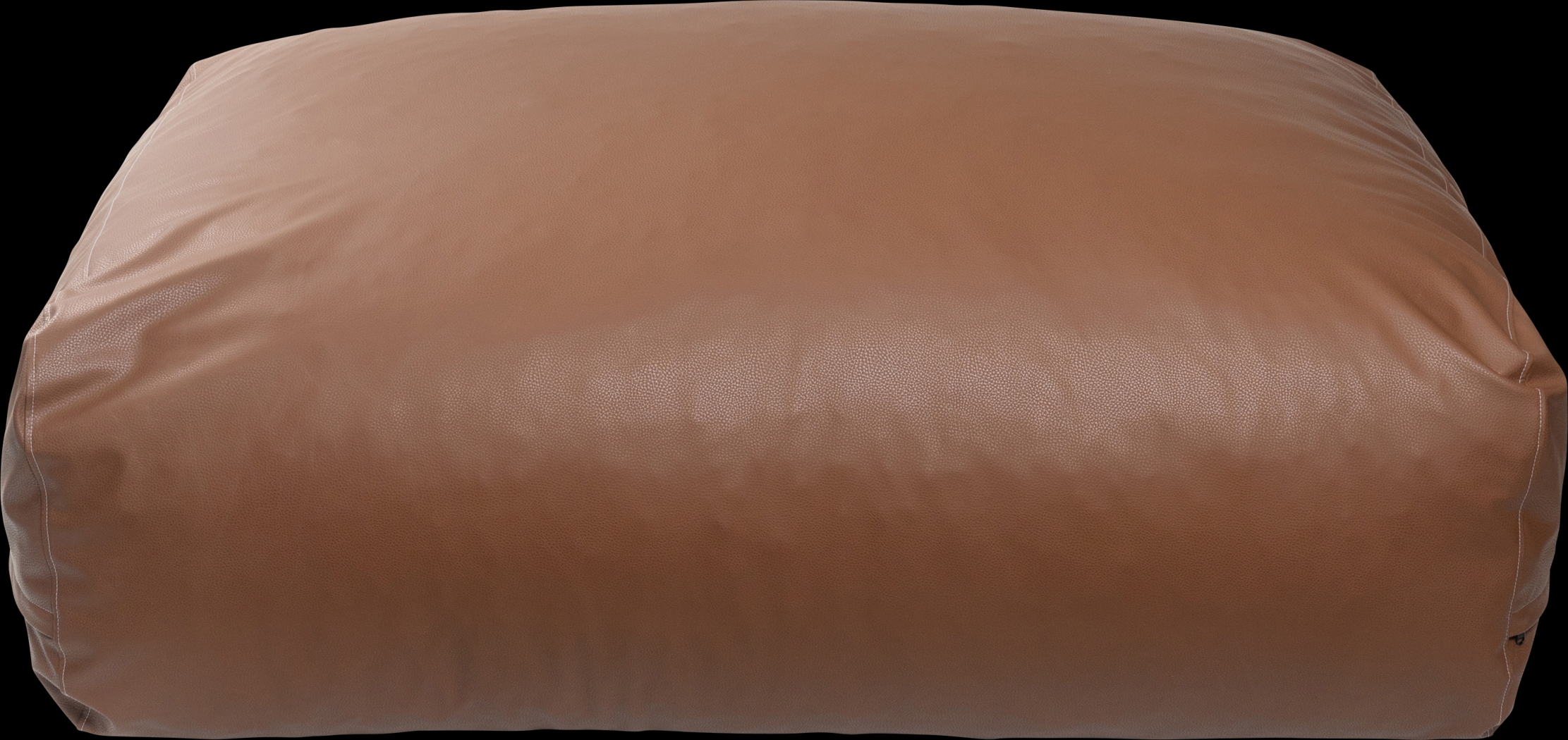 Prasia Walnut Large Bean Bag Chair - Thumbnail - Image 1