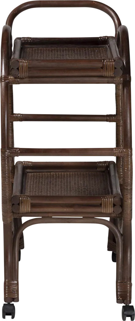 Prasoe Brown Kitchen Cart - Thumbnail - Image 3
