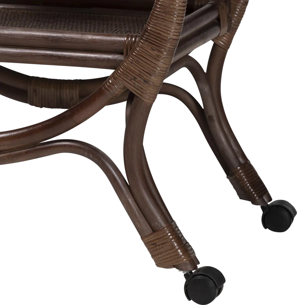 Prasoe Brown Kitchen Cart - Thumbnail - Image 5