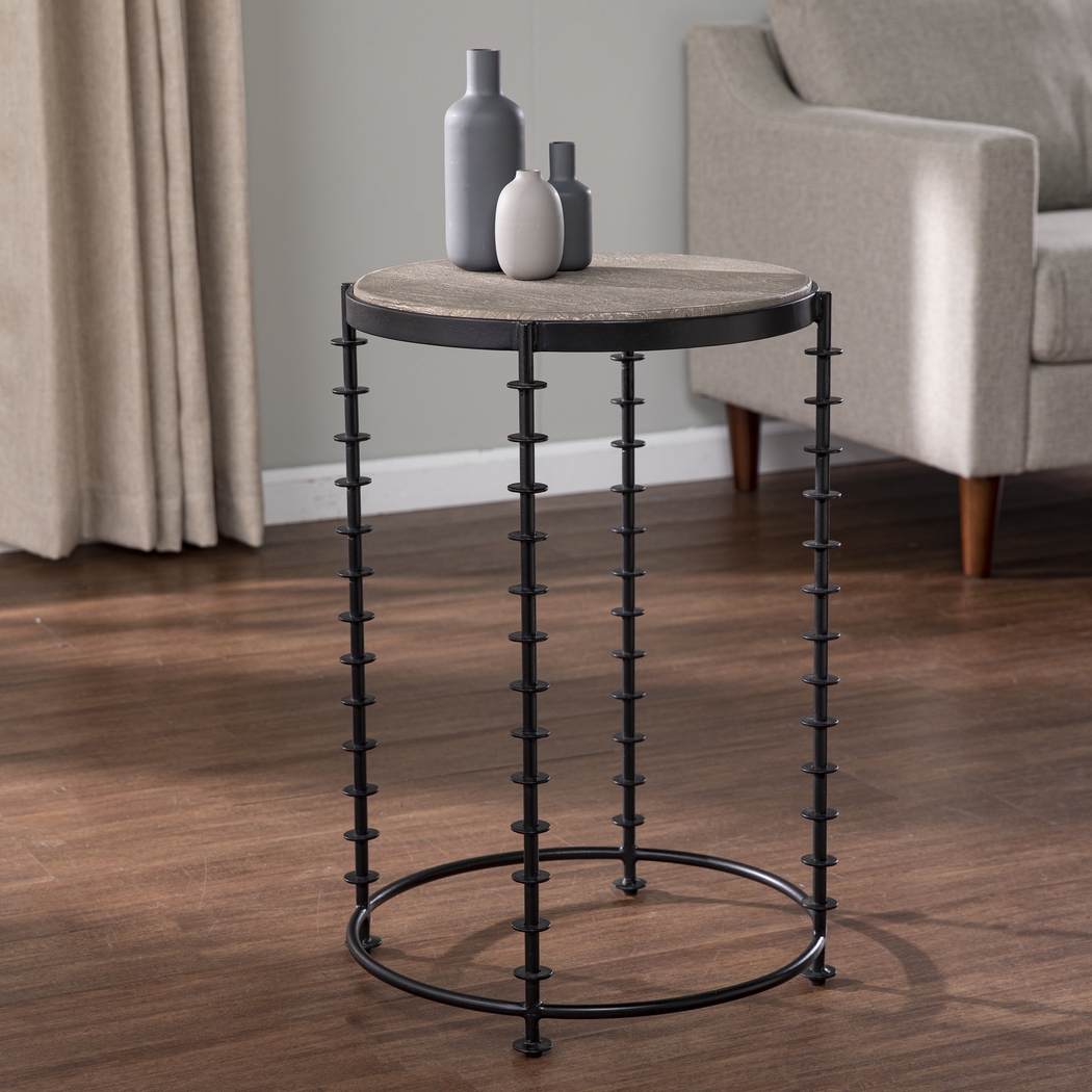 Preakness Gray End Table - Thumbnail - Image 4