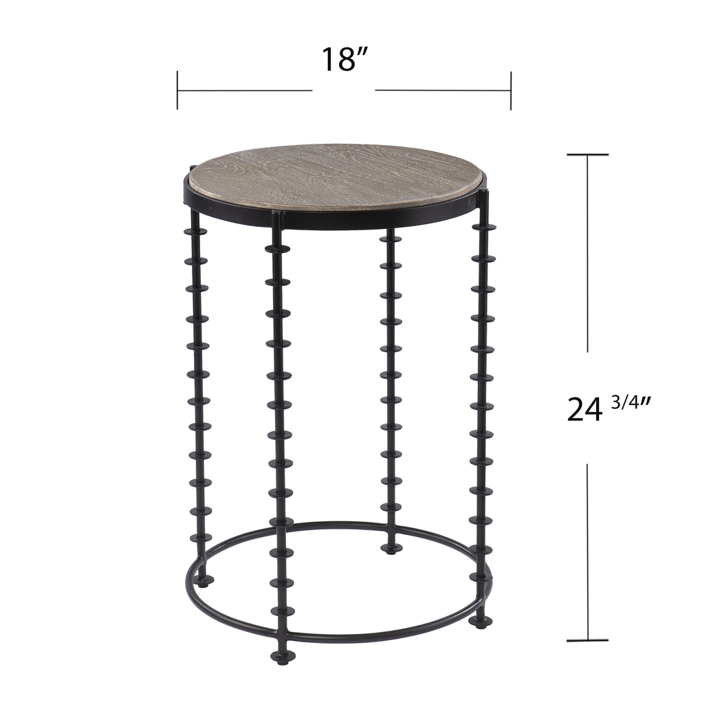 Preakness Gray End Table - Thumbnail - Image 5