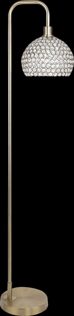 Preciados Way Gold Floor Lamp - Thumbnail - Image 1