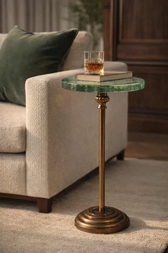 Prele Gold Accent Table - Thumbnail - Image 2