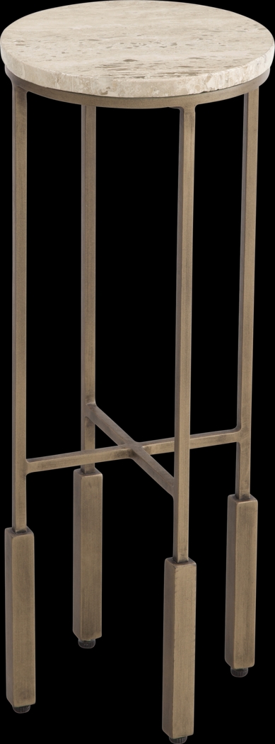 Preschern Brass Accent Table - Thumbnail - Image 1