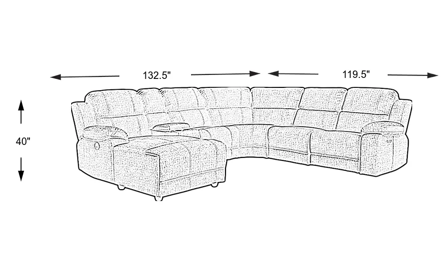 Dimension Image. Please refer to the Dimension Tab on this page for dimension details.