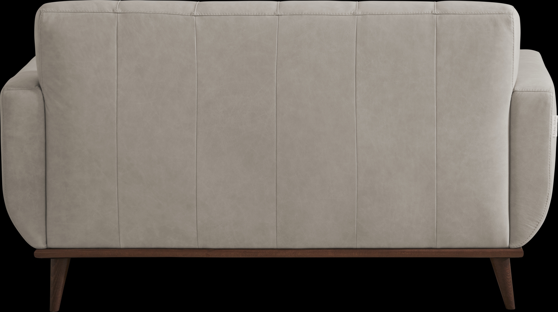 Pressly Place Light Gray Leather 3 Pc Living Room - Thumbnail - Image 5