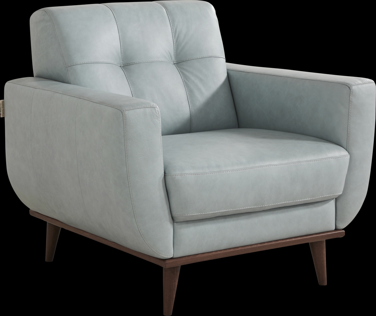 Pressly Place Sky Leather 9 Pc Living Room - Thumbnail - Image 6