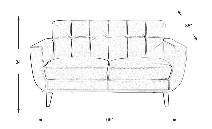 Dimension Image. Please refer to the Dimension Tab on this page for dimension details.