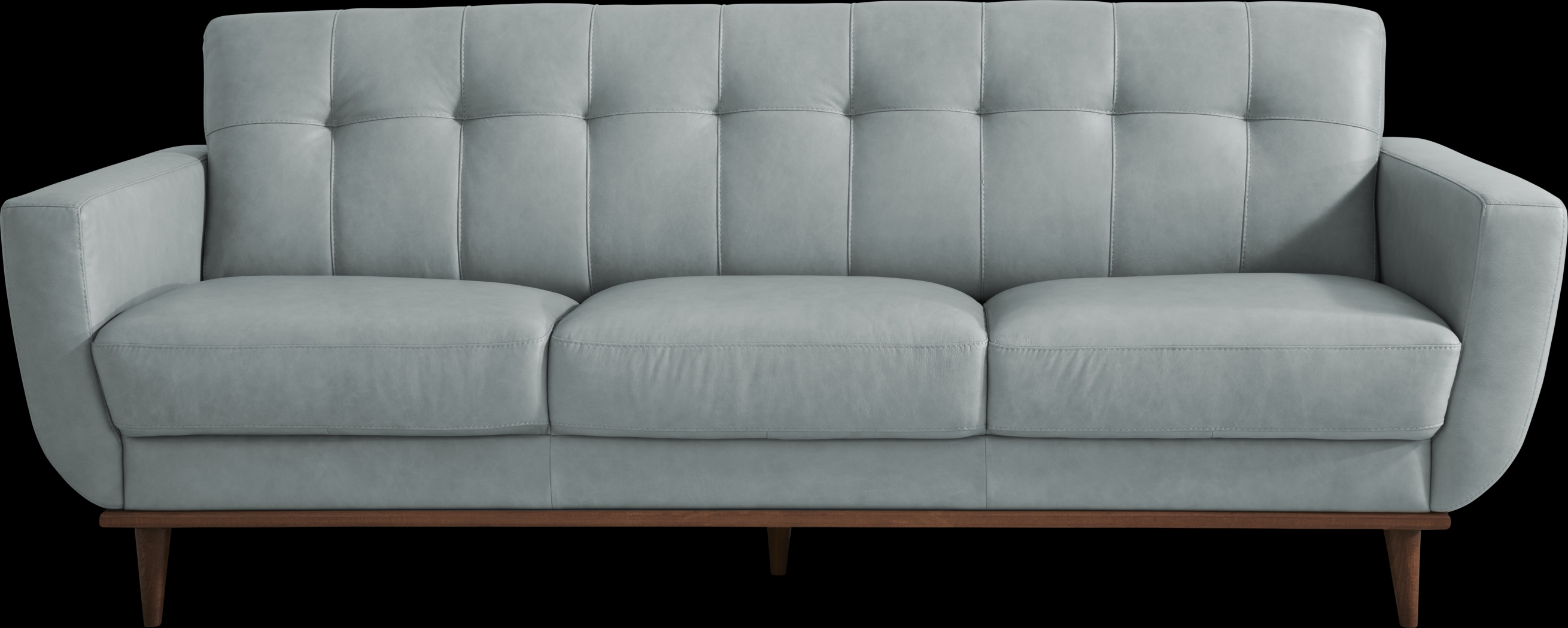 Pressly Place Sky Leather 2 Pc Living Room - Thumbnail - Image 2