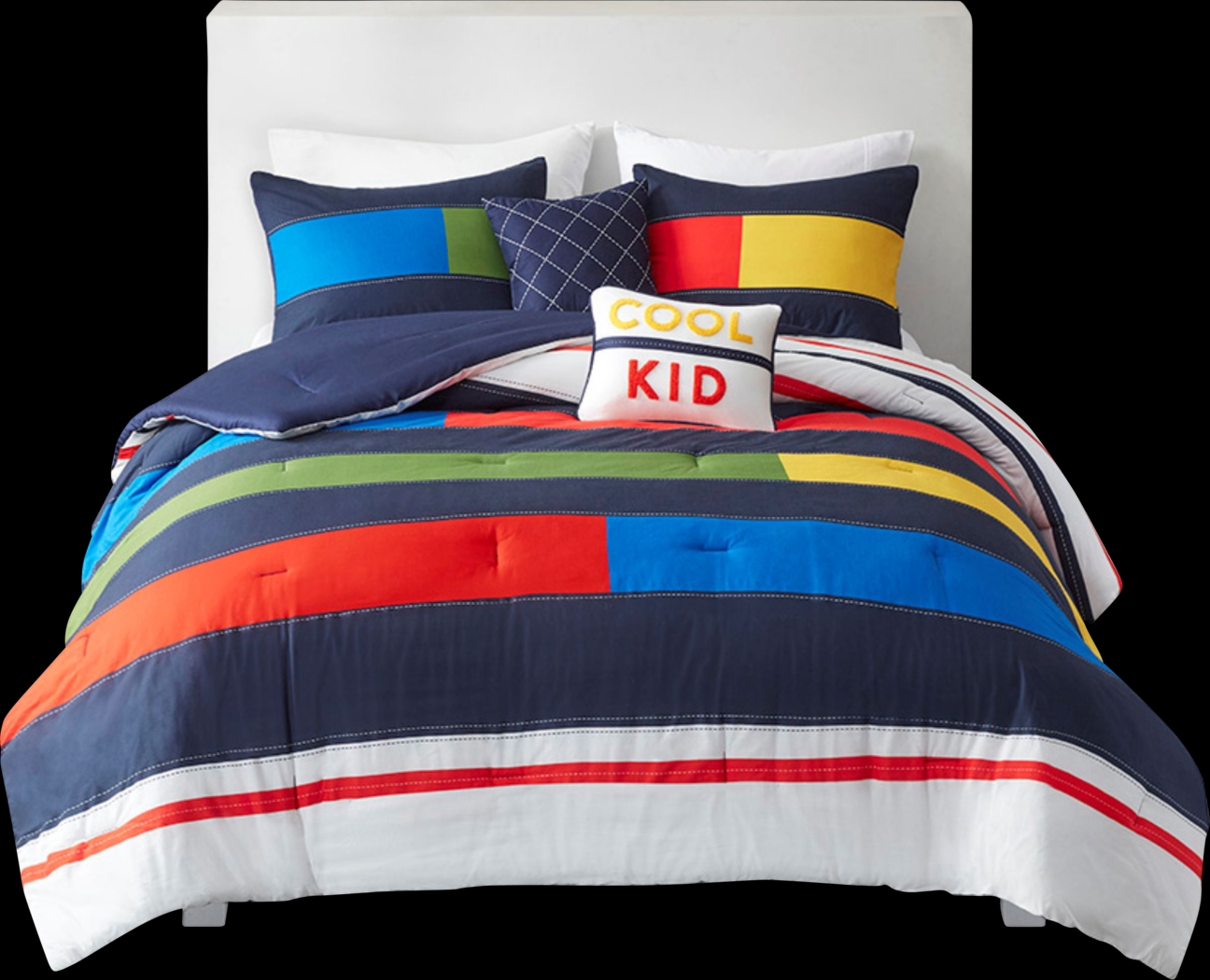 Presson Multi Full/Queen Comforter Set - Thumbnail - Image 1