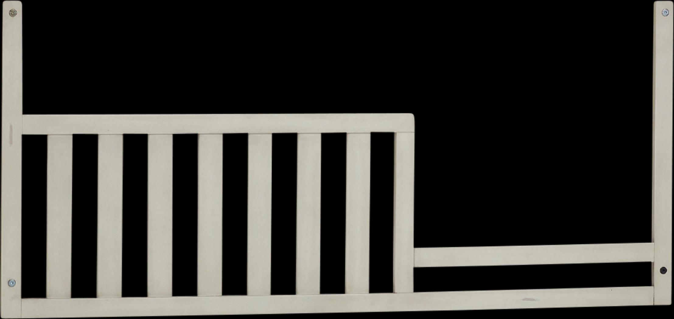 Prestcott Antique White Toddler Rail - Thumbnail - Image 1