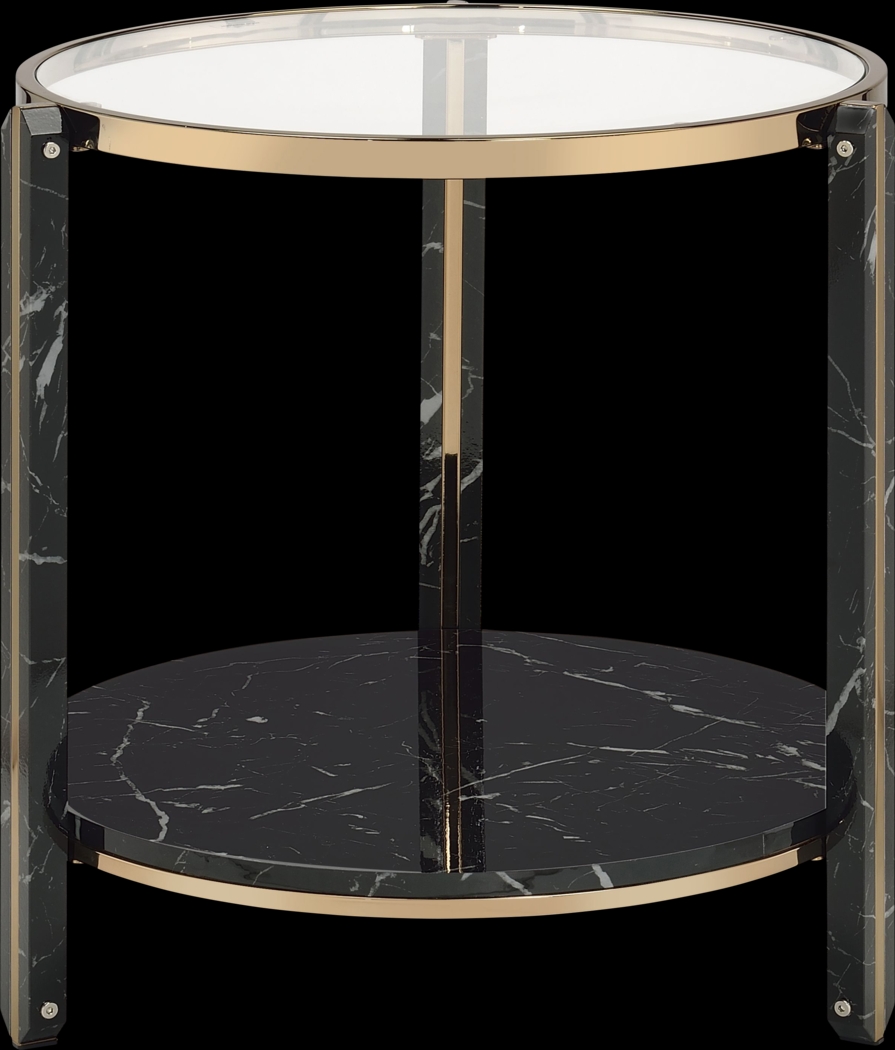 Prestenback Black End Table - Thumbnail - Image 2