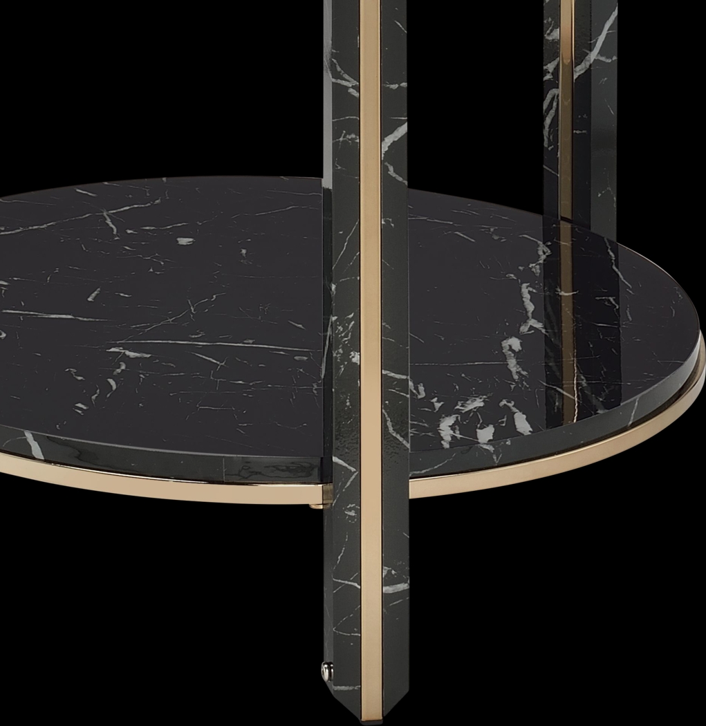 Prestenback Black End Table - Thumbnail - Image 3