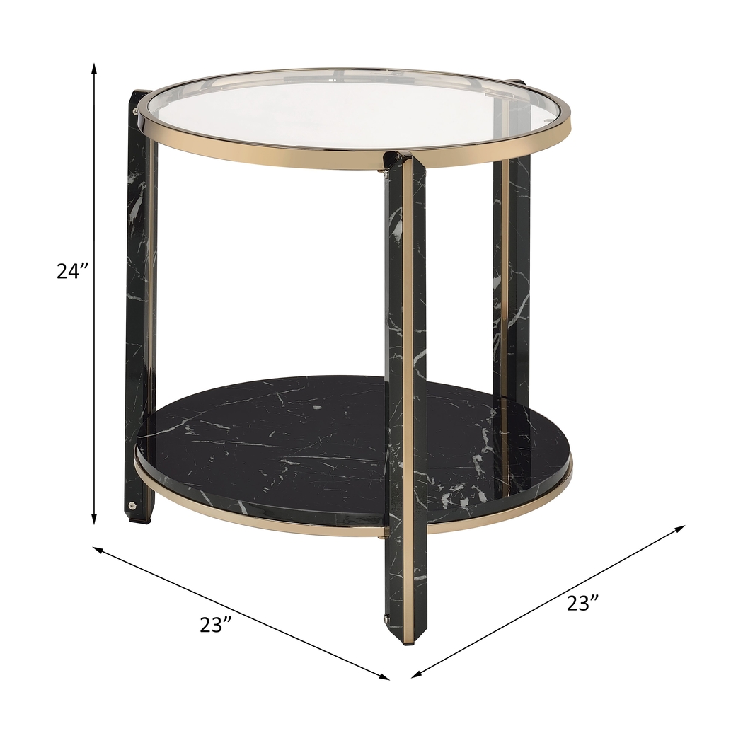 Prestenback Black End Table - Thumbnail - Image 4
