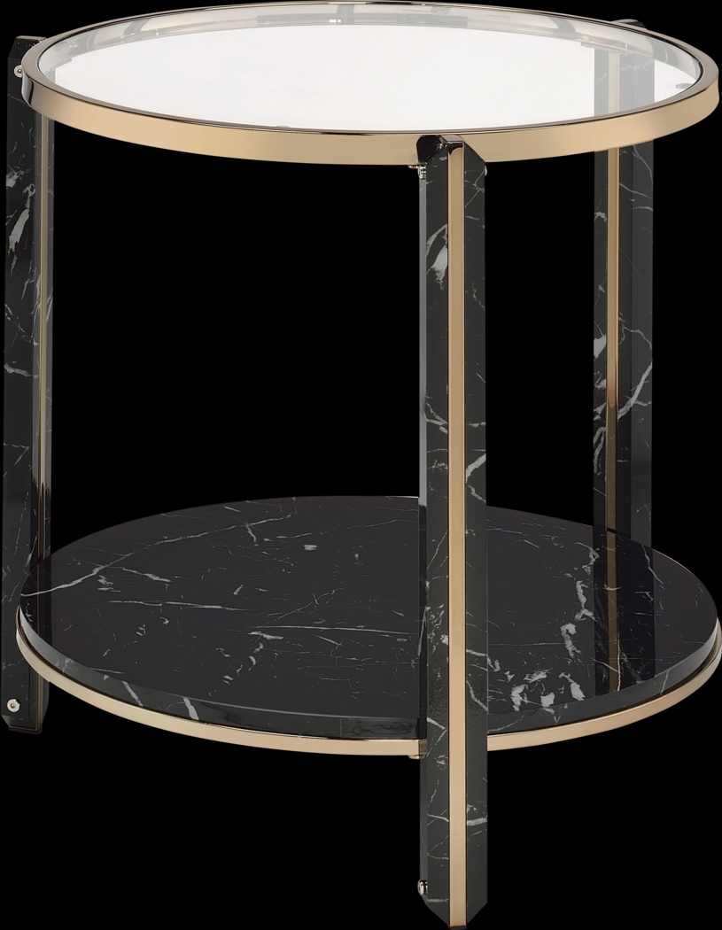 Prestenback Black End Table - Thumbnail - Image 1