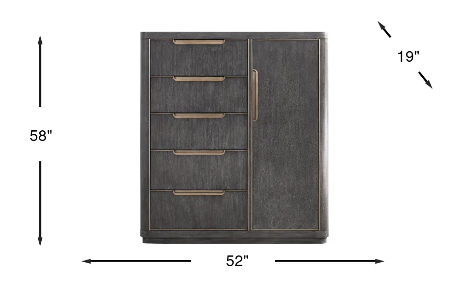 Dimension Image. Please refer to the Dimension Tab on this page for dimension details.