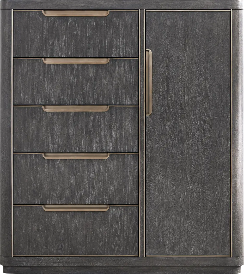 Preston Heights Gray Door Chest - Thumbnail - Image 1