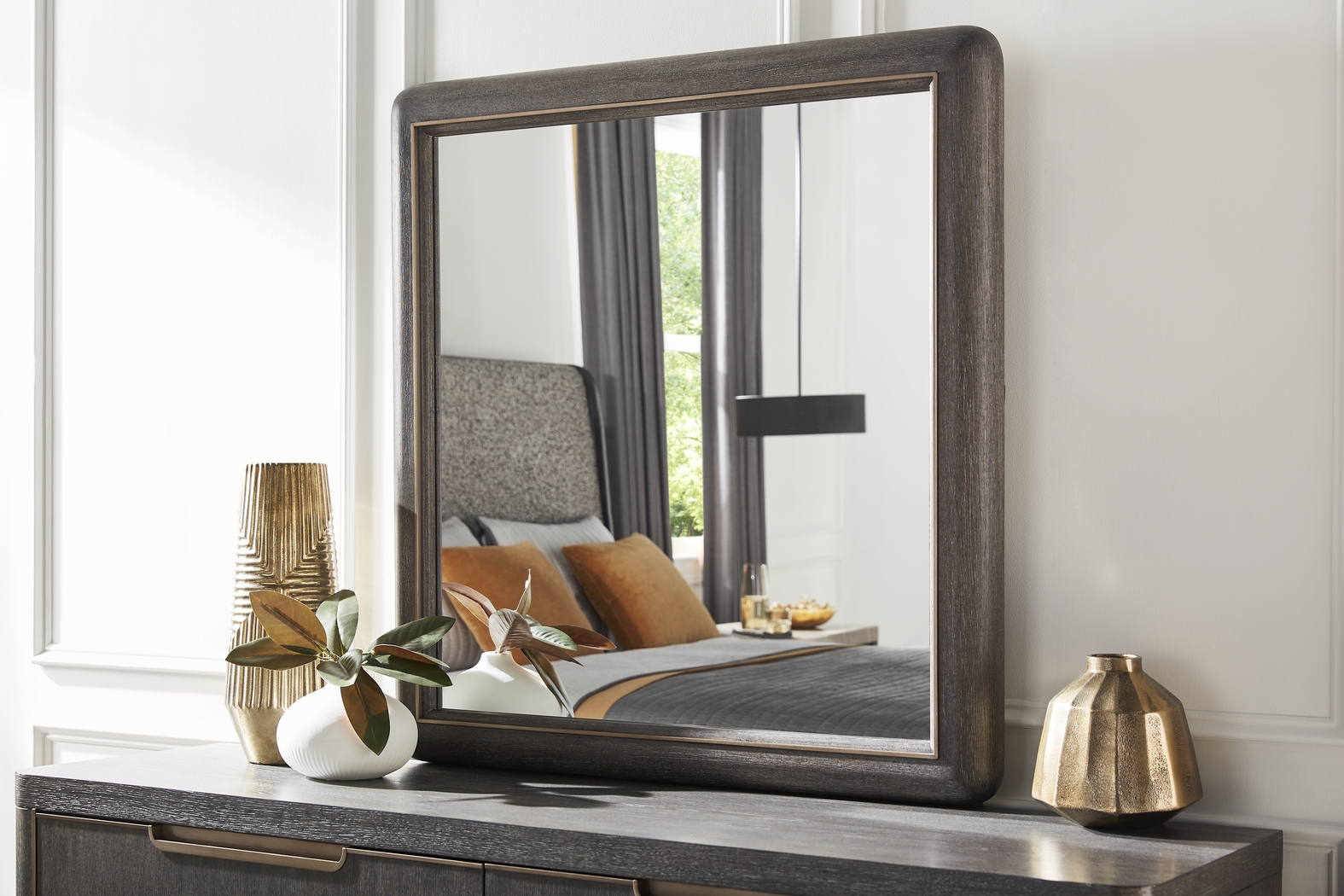 Preston Heights Gray Mirror - Thumbnail - Image 3