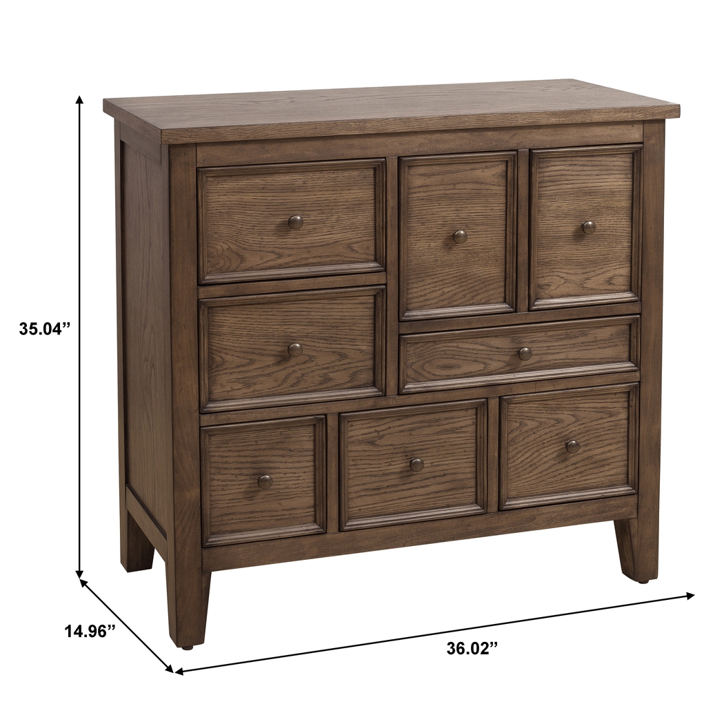 Preswicke Brown Accent Cabinet - Thumbnail - Image 9