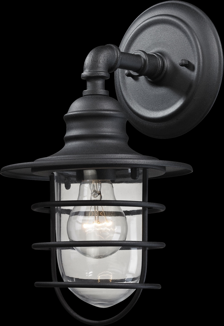Prevatt Black Outdoor Wall Sconce - Thumbnail - Image 1