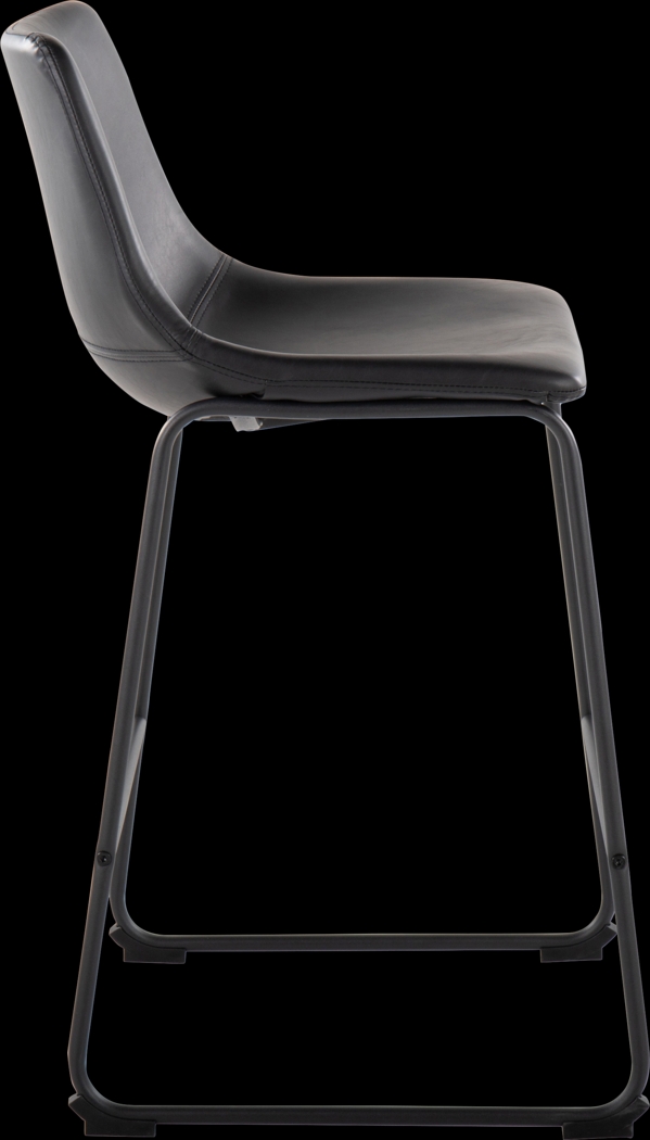 Pridemore II Black Counter Height Stool, Set of 2 - Thumbnail - Image 3