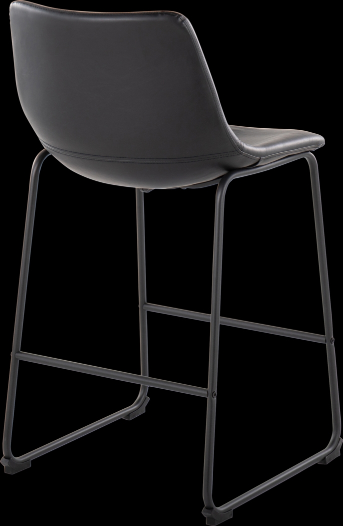 Pridemore II Black Counter Height Stool, Set of 2 - Thumbnail - Image 5