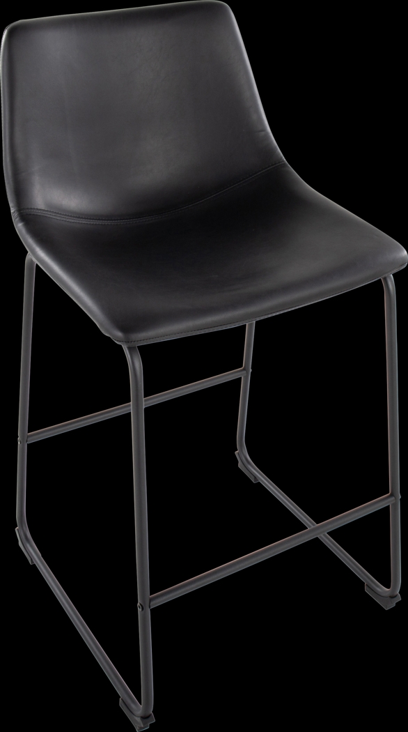 Pridemore II Black Counter Height Stool, Set of 2 - Thumbnail - Image 7