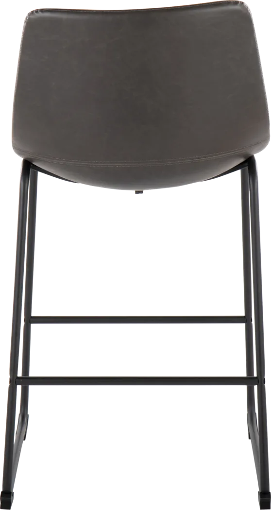 Pridemore II Gray Counter Height Stool, Set of 2 - Thumbnail - Image 4