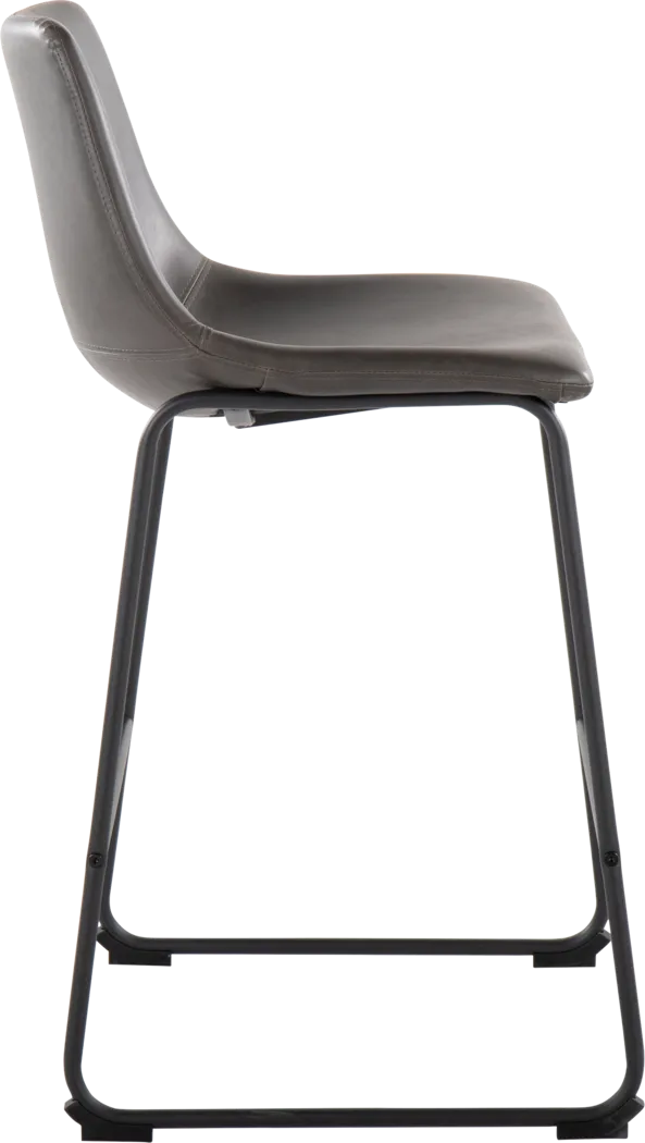 Pridemore II Gray Counter Height Stool, Set of 2 - Thumbnail - Image 7