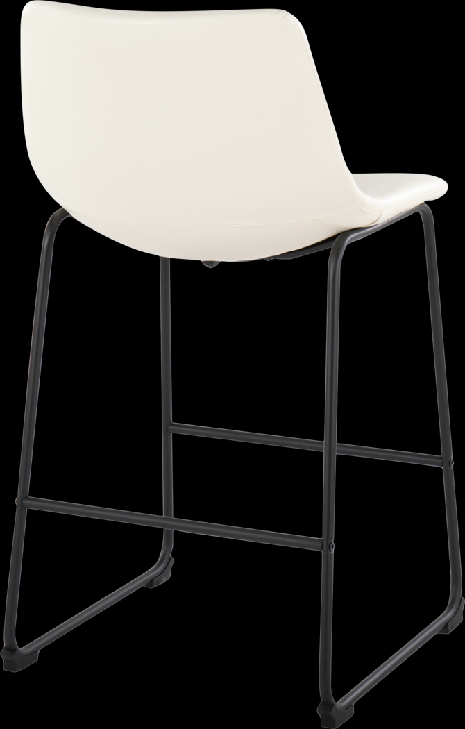 Pridemore II White Counter Height Stool, Set of 2 - Thumbnail - Image 3