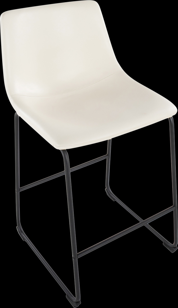 Pridemore II White Counter Height Stool, Set of 2 - Thumbnail - Image 7