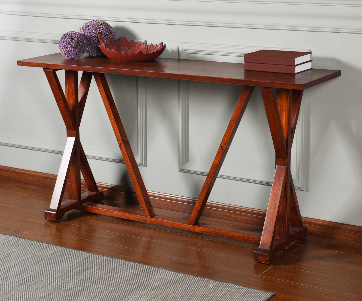 Pridmore Brown Console Table - Thumbnail - Image 3
