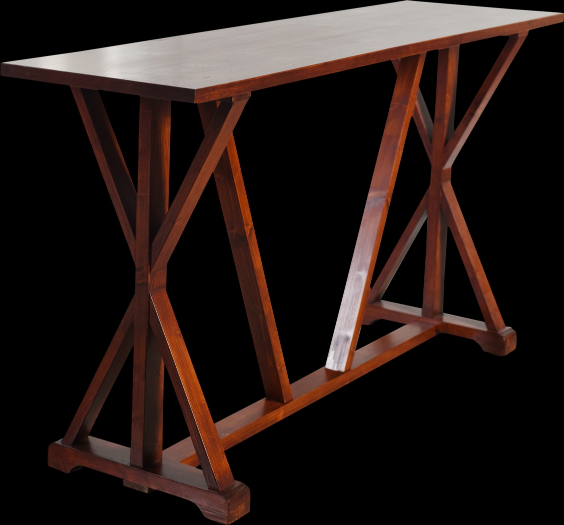 Pridmore Brown Console Table - Thumbnail - Image 1