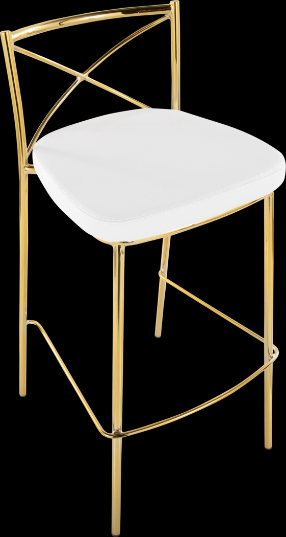 Prienwood White Barstool, Set of 2 - Thumbnail - Image 9