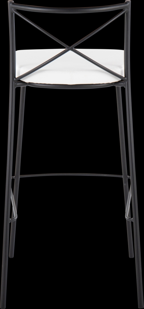 Prienwood White Barstool, Set of 2 - Thumbnail - Image 7