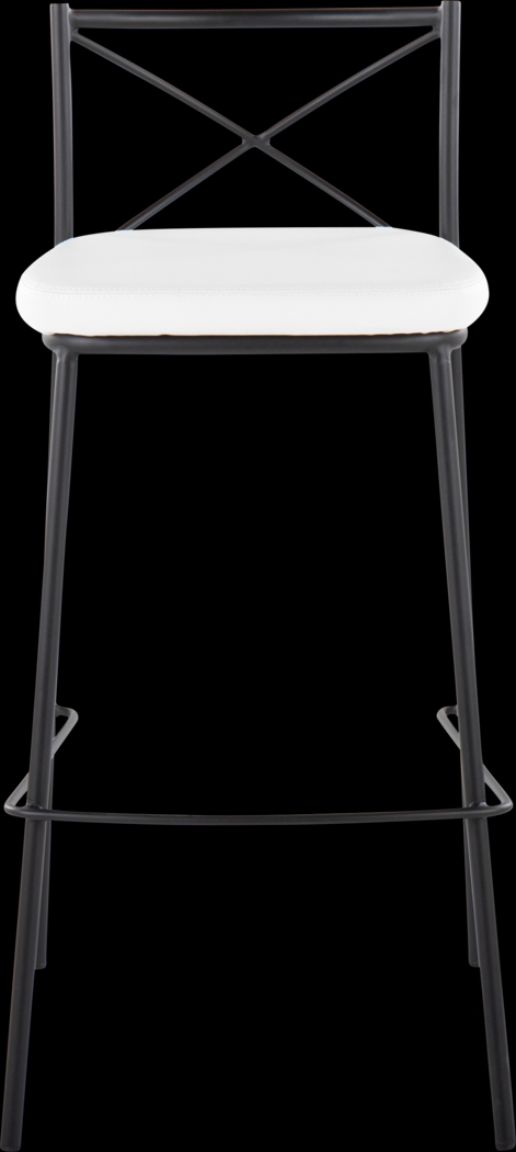 Prienwood White Barstool, Set of 2 - Thumbnail - Image 8