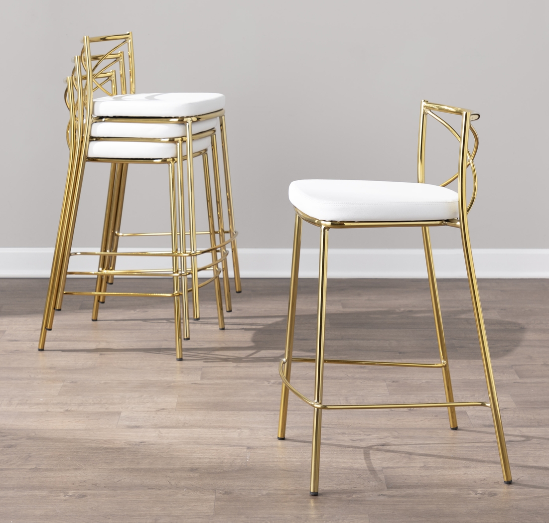 Prienwood White Counter Height Stool, Set of 2 - Thumbnail - Image 7