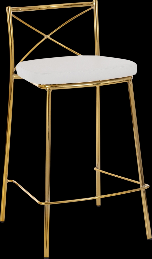 Prienwood White Counter Height Stool, Set of 2 - Thumbnail - Image 8