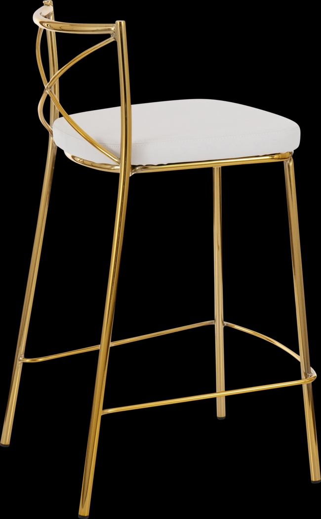 Prienwood White Counter Height Stool, Set of 2 - Thumbnail - Image 10