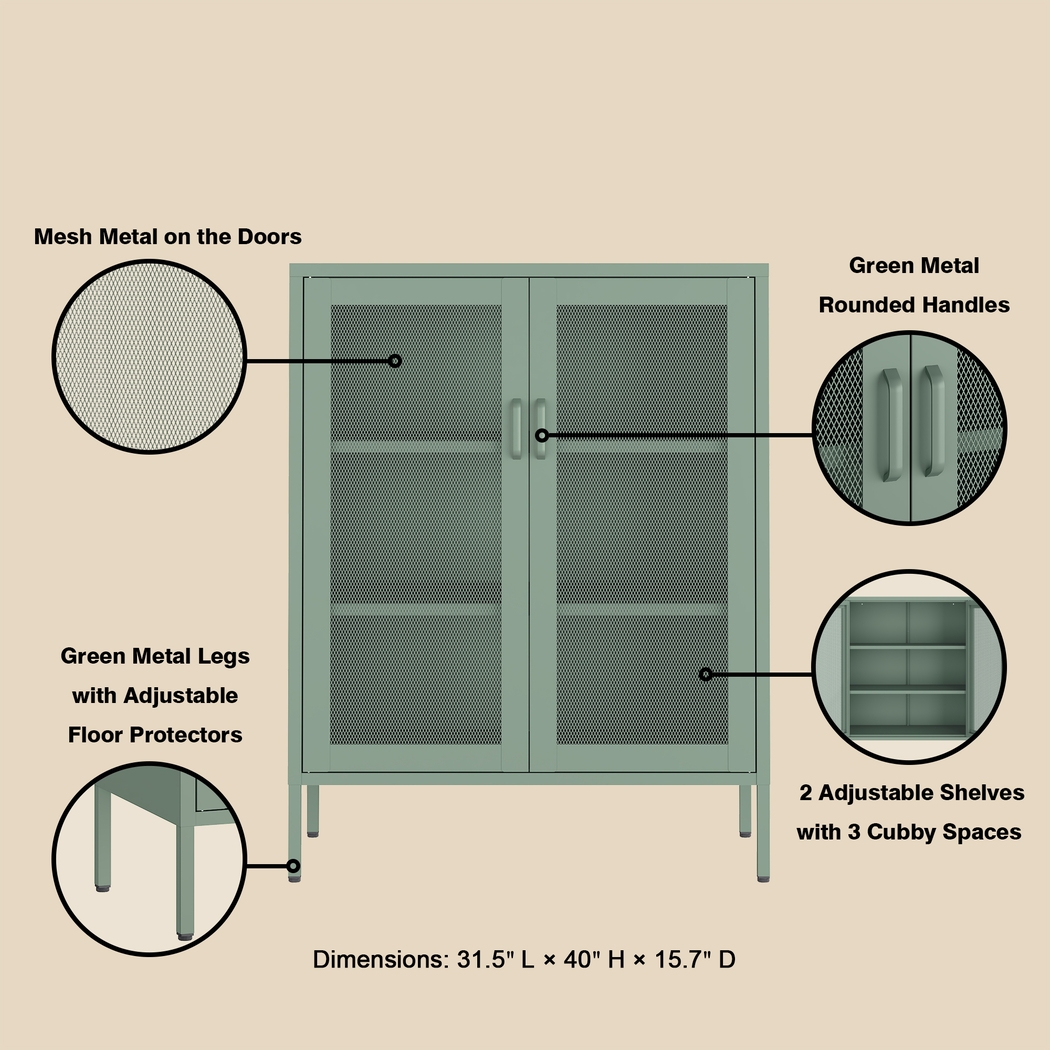 Primediany Green Accent Cabinet - Thumbnail - Image 4