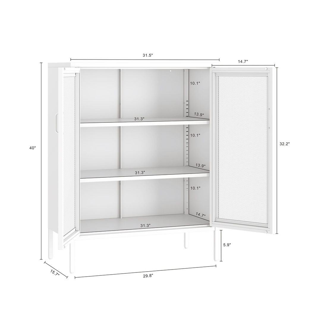 Primediany White Accent Cabinet - Thumbnail - Image 5