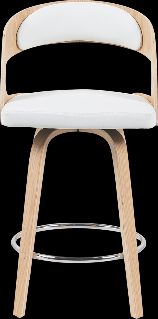 Primegold White Counter Height Stool - Thumbnail - Image 4