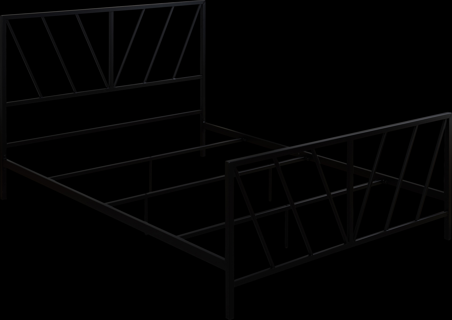 Primmwood Black Queen Bed - Thumbnail - Image 2