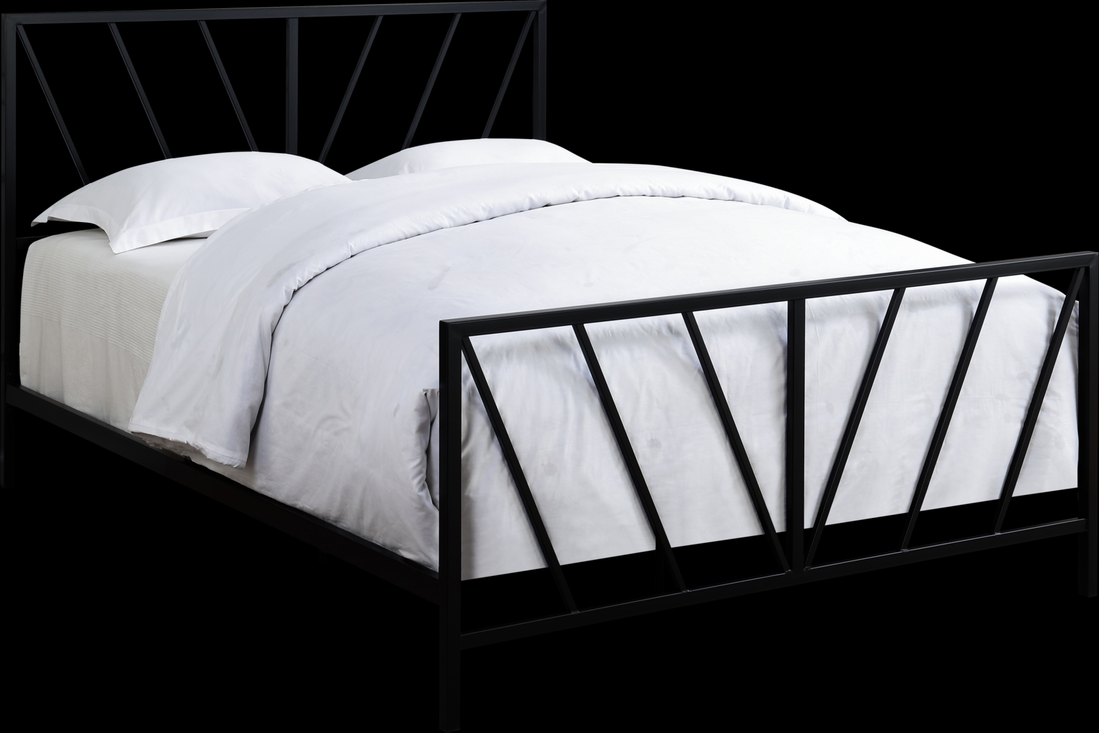 Primmwood Black Queen Bed - Thumbnail - Image 1